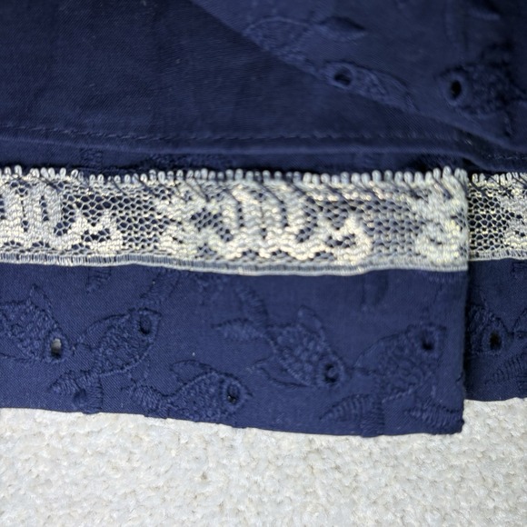 Lilly Pulitzer Cyndi Halter Dress True Navy Fishy Eyelet Size 00 $198 retail NWT - Picture 15 of 16